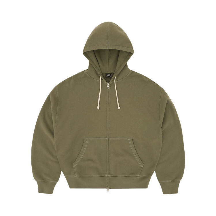 Corteiz Diplomatic Zip Hoodie "Olive"