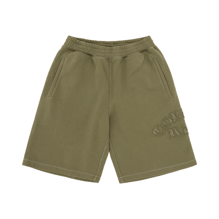 Corteiz Diplomatic Sweatshort "Olive"