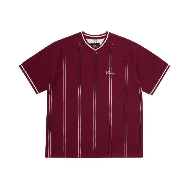 Corteiz Santi Knit Jersey "Burgundy"