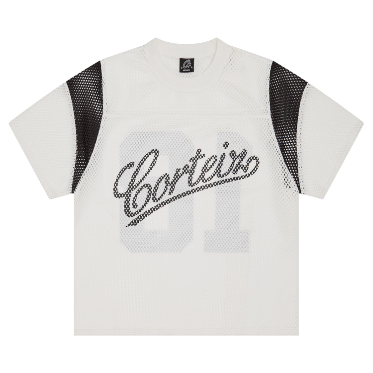 Corteiz Open Mesh Panel Jersey "Cream"