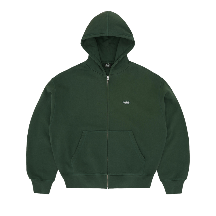 Corteiz Mini Island Zip Hoodie "Forest Green"