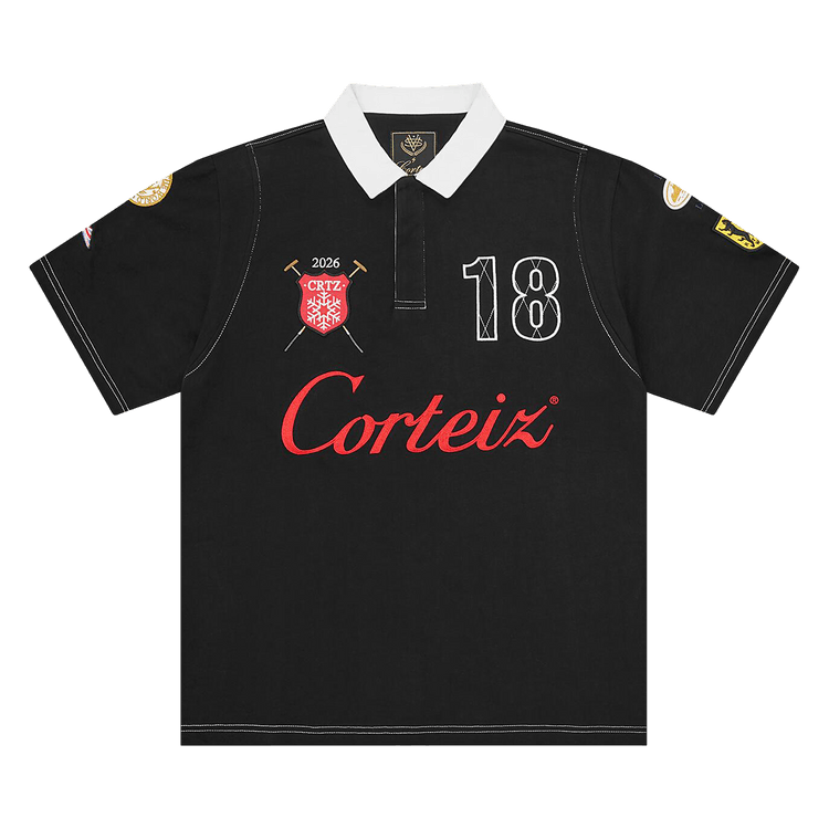 Corteiz Alpine Polo Shirt "Classique Black"