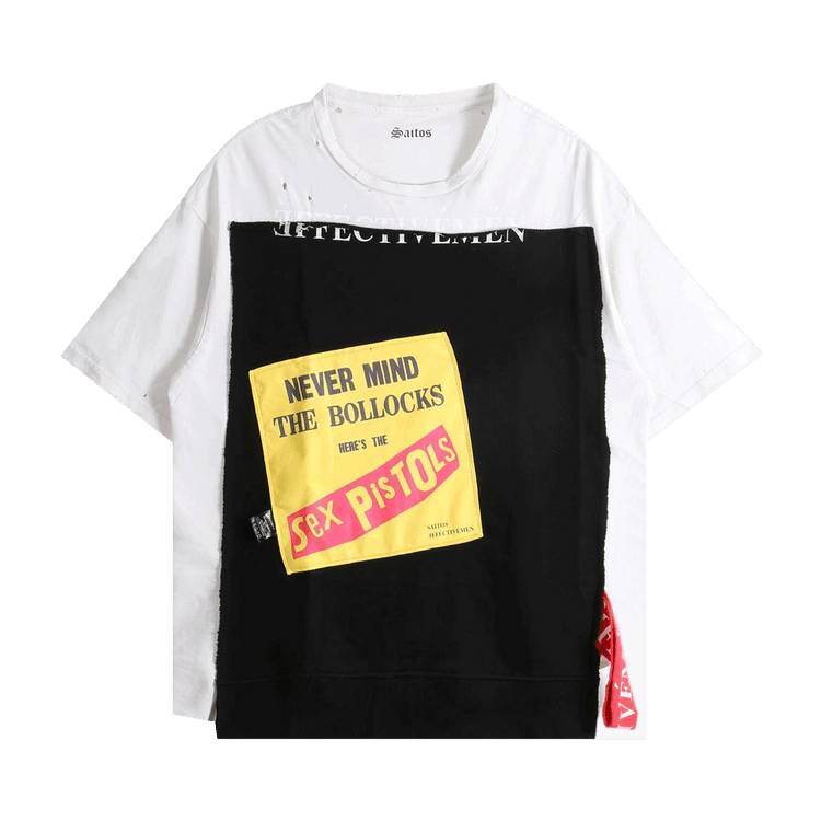 SAITOS Sex Pistols Patch Tee "White"
