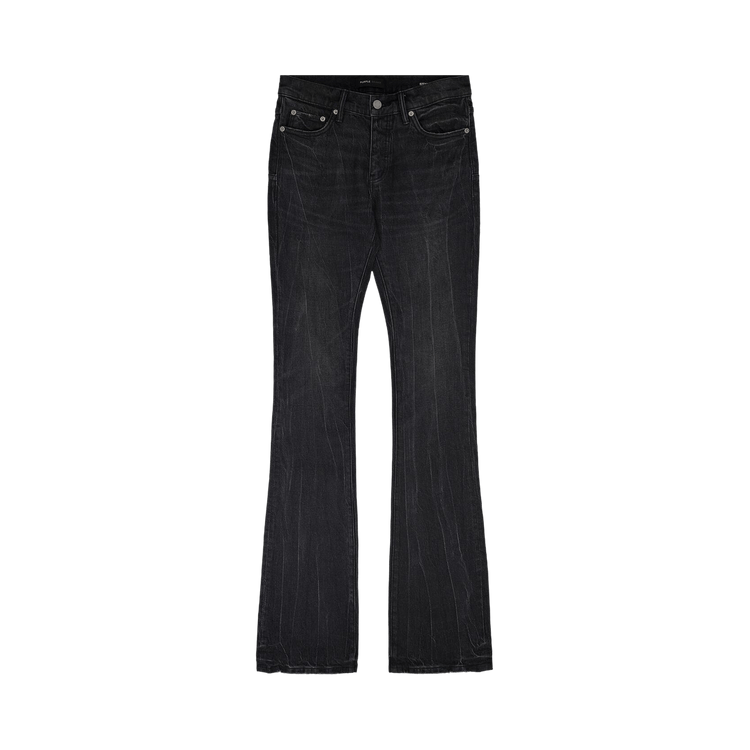 PURPLE BRAND Super Stack Flare Coated "Black"