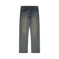 Amiri Crystal Burst MA Paisley Straight Jean "Antique Indigo"