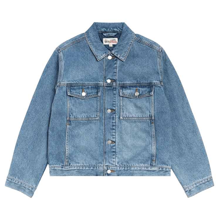 Stussy Lined Denim Trucker "Indigo Stone Wash"