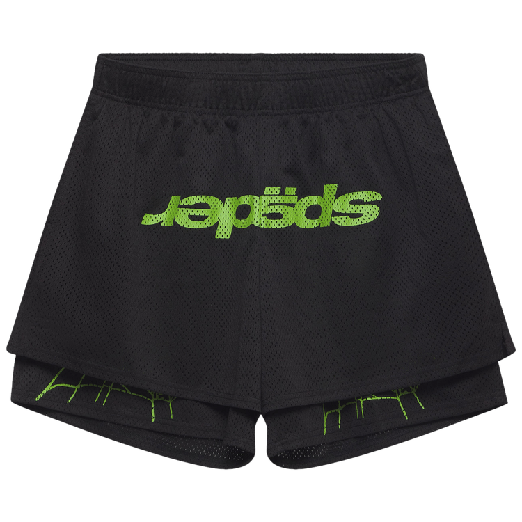 Sp5der Mesh Double Layer Short "Onyx"