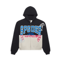 Sp5der Campers Field Zip Hoodie "Onyx"
