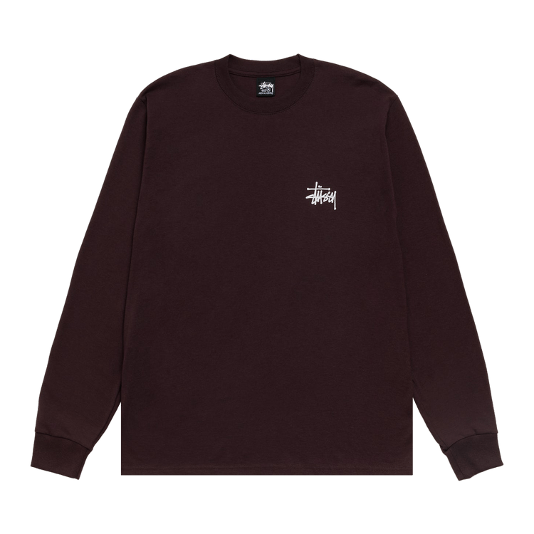 Stussy Basic StüSsy Long-Sleeve Tee "Chocolate"
