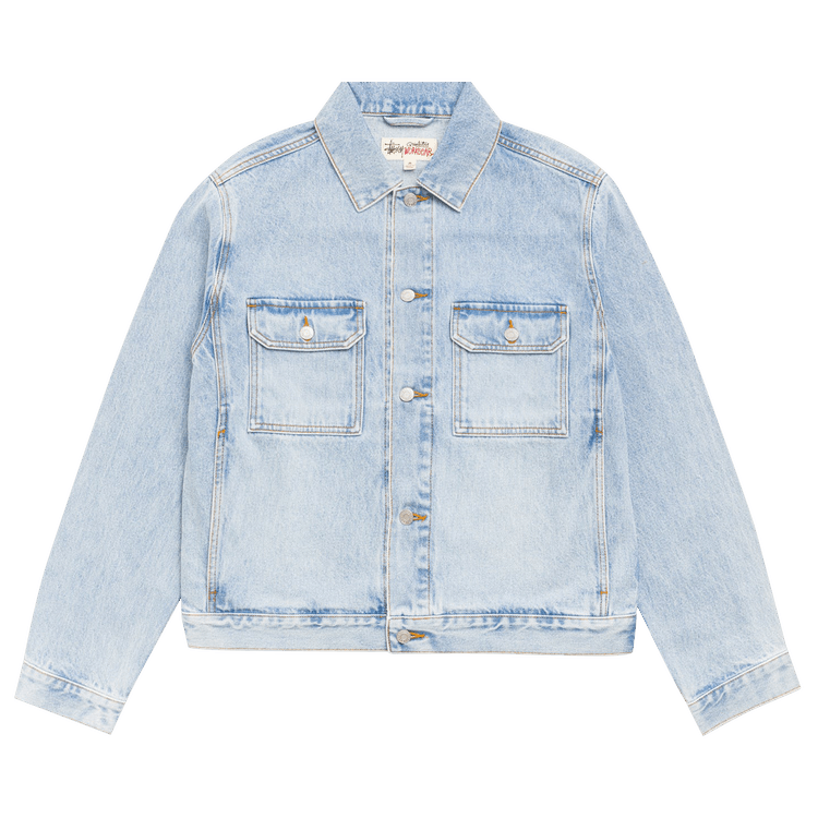 Stussy Denim Trucker Jacket "Light Wash Indigo"