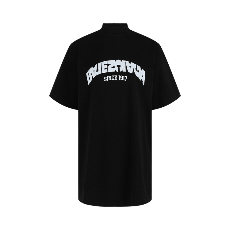 Balenciaga Backflip Oversized T-Shirt "Black/White"