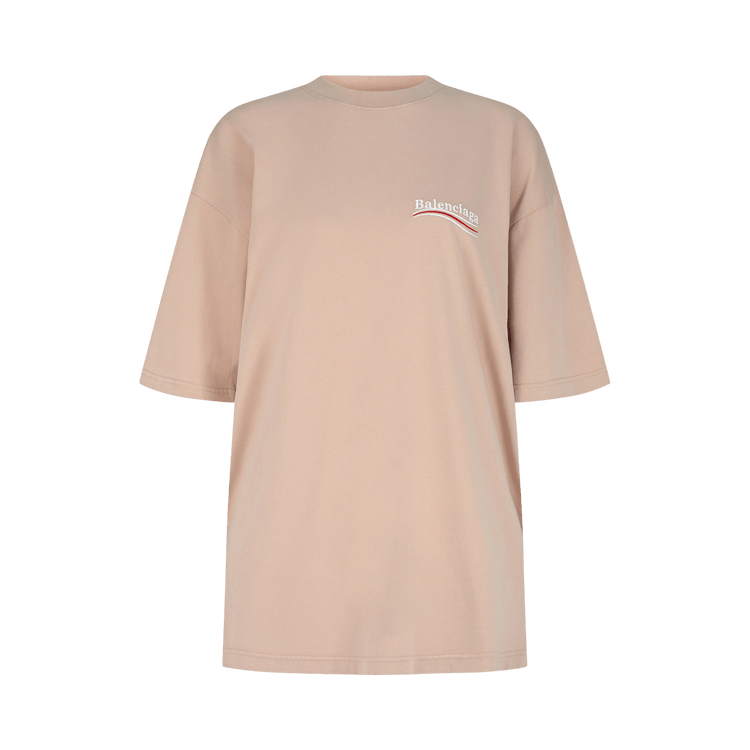 Balenciaga Political Campaign T-Shirt "Light Pink/White"