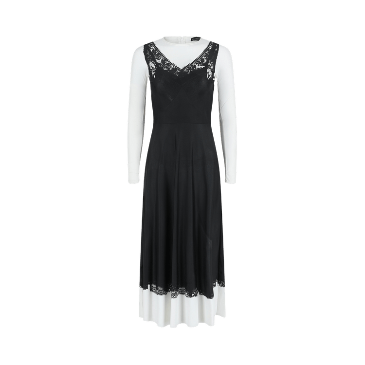 Balenciaga Trompe L'oeil Slip Dress 'Black'