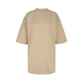 Balenciaga Handwritten Logo Crystal-Embellished T-Shirt "Light Beige"