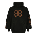 Balenciaga Crypto Medium Fit Hoodie "Washed Black"