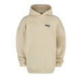 Balenciaga Political Campaign Logo-Embroidered Hoodie "Cream/Black/Blue"