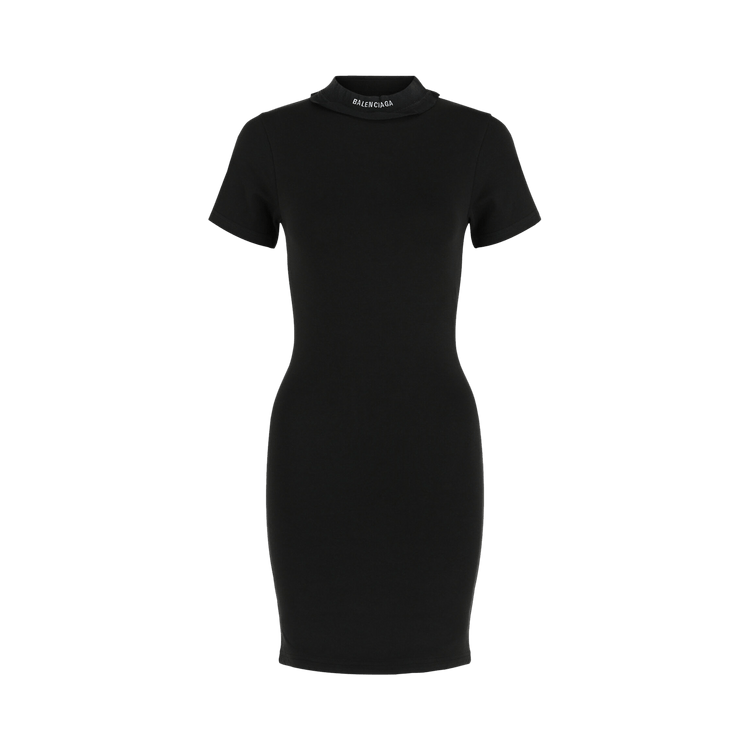 Balenciaga T-Shirt Mini Dress "Washed Black"