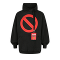 Balenciaga Music x Bfrnd Series Inside-Out Hoodie "Faded Black"
