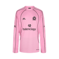 Balenciaga Oversized Long-Sleeve Jersey "Pink/Black"