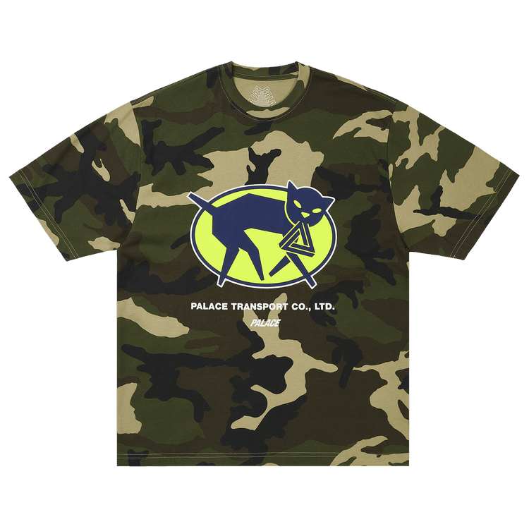 Palace Transport T-Shirt "Woodland Camo"