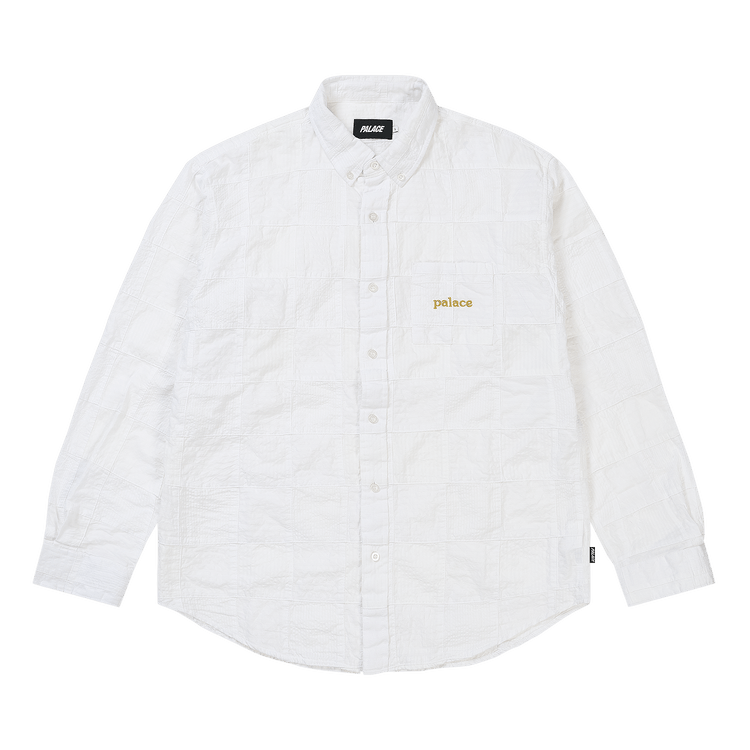 Palace Seer Patch Oxford Shirt "White"