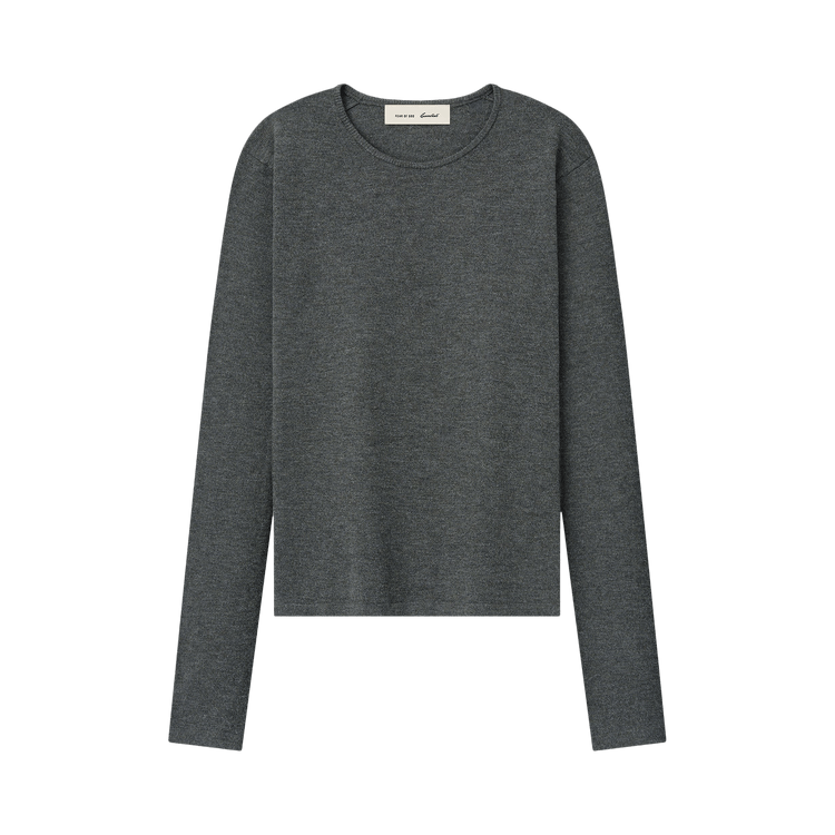 Fear of God Essentials Soft Knit Slim Long-Sleeve "Iron Grey"