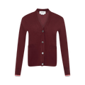Thom Browne V Neck Cardigan "Burgundy"
