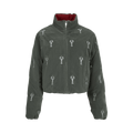 Thom Browne Down Cropped Reversible Jacket "Medium Grey"