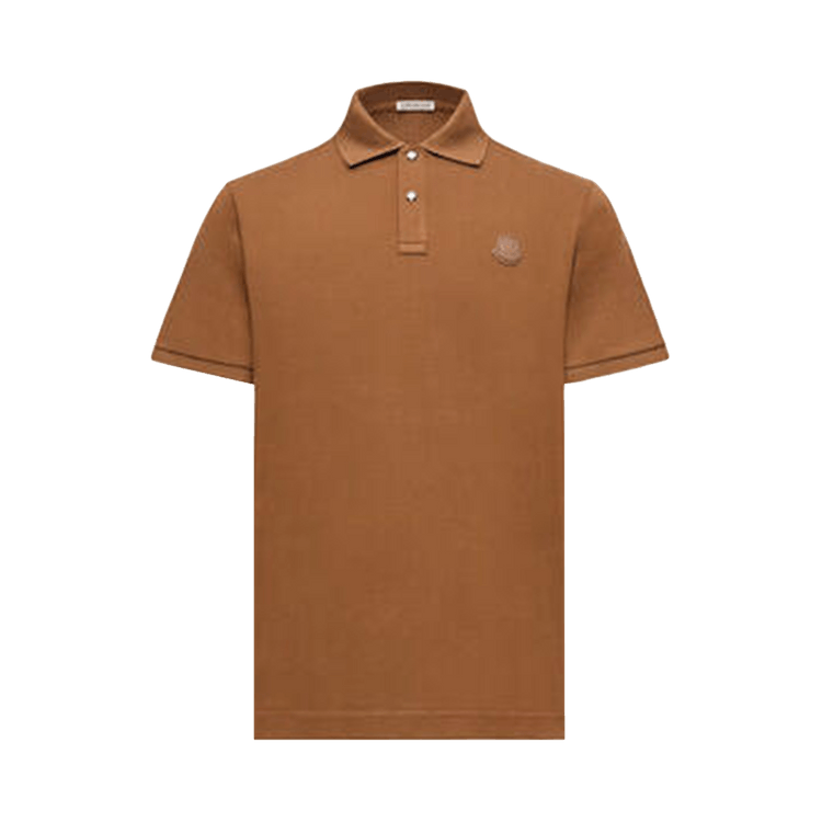 Moncler Short-Sleeve Polo "Bronze"