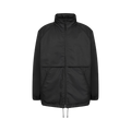 Saint Laurent Leather Trimmed Jacket "Bleu Outremer"
