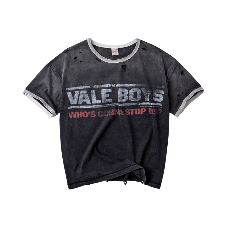 Vale Forever Oreo Ringer Tee "Black"