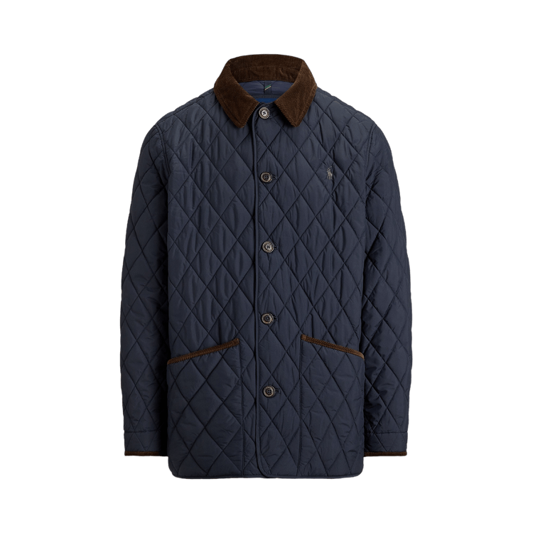Polo Ralph Lauren Poly Quilted Beaton Barn Jacket "College Navy"