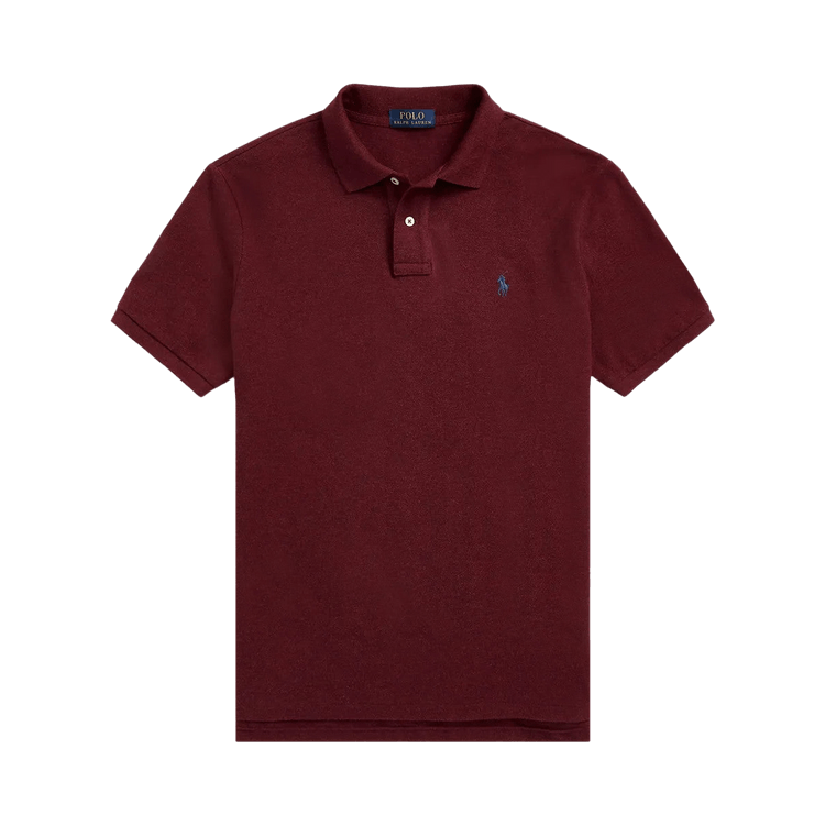Polo Ralph Lauren Mesh Custom Slim Polo "Spring Wine Heather"
