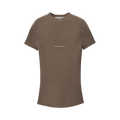 Alexander Wang Jacquard Logo Short-Sleeve Crewneck Top "Silver/Mink"