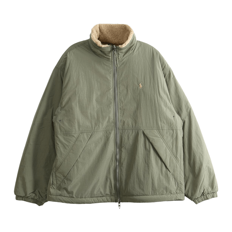 Polo Ralph Lauren Nylon Rivershore Reversible Jacket "Olive/Desert Khaki"