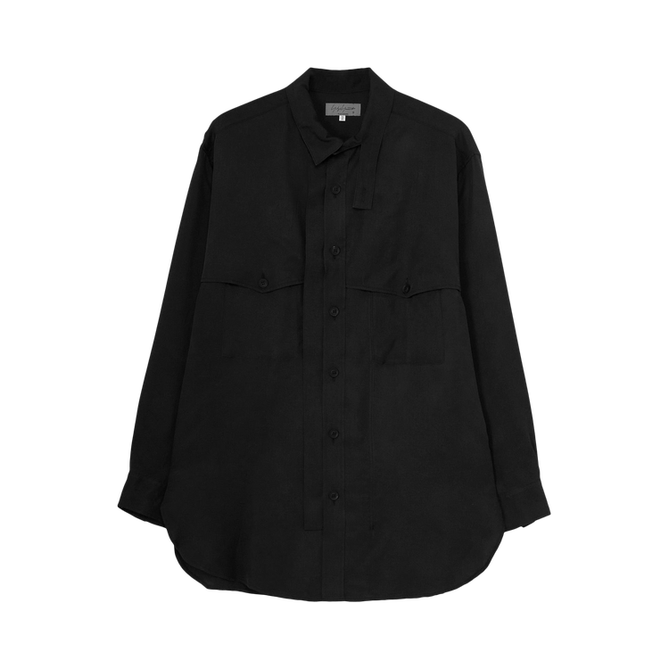 Yohji Yamamoto Pour Homme Chest Detail Blouse "Black"