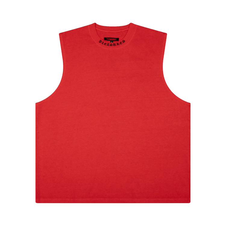 Pleasures Sorrow Sleeveless T-Shirt "Tomato"