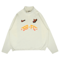 Nike Zip Fleece Crew-Neck Sweatshirt "Club 58" "Sail"