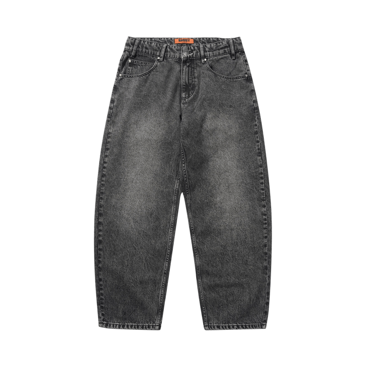 Butter Goods Drummer Baggy Denim Jeans "Streaky Black"