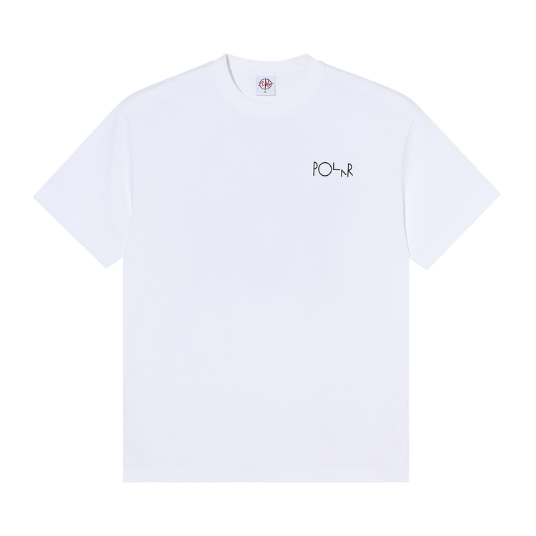 Polar Skate Co. Märtas Roses Fill Logo Tee "White"