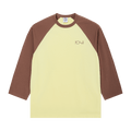 Polar Skate Co. 3/4 Sleeve Tee "Cinnamon/Light Yellow"