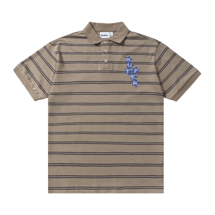 Butter Goods Stars Polo Short-Sleeve Shirt "Khaki"