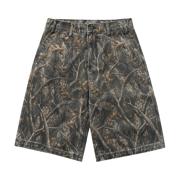 Butter Goods Work Shorts "Forest Camo"