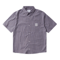 Butter Goods Equipment Short-Sleeve Shirt "Navy/Brown"