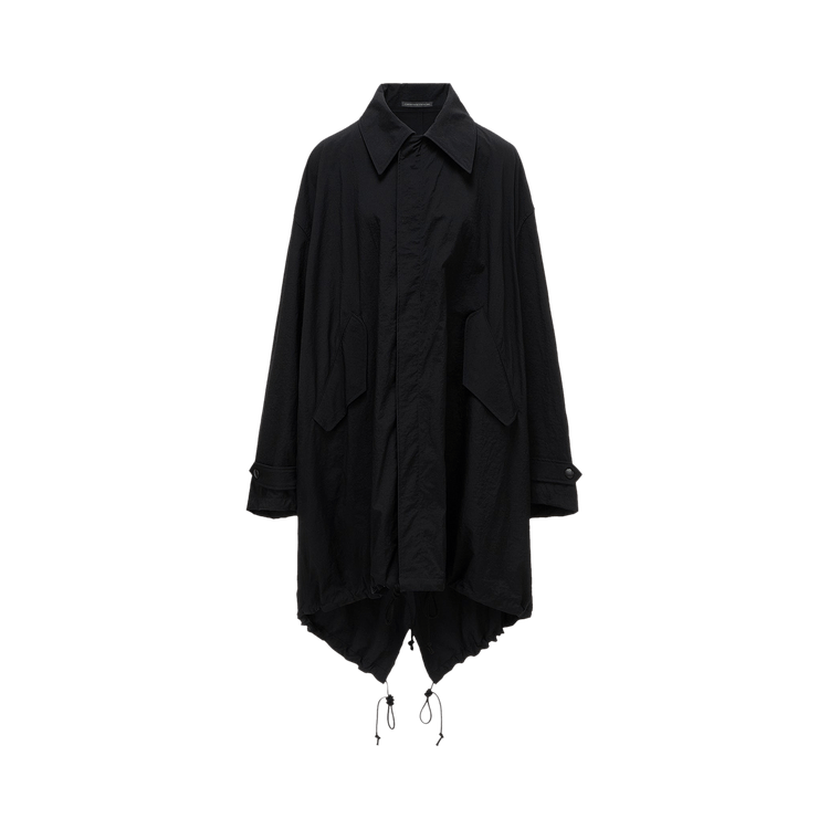 Y"s U-Back Tiered Coat "Black'