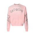 Satoshi Nakamoto Star Studded Crewneck "Dusty Pink"