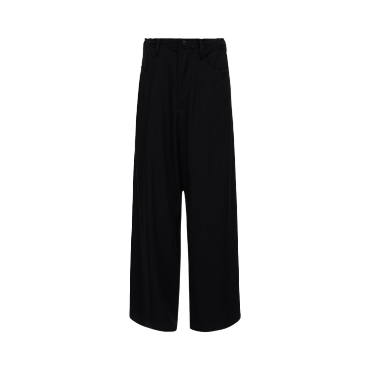 Y"s O-Long Straight Pants "Black'