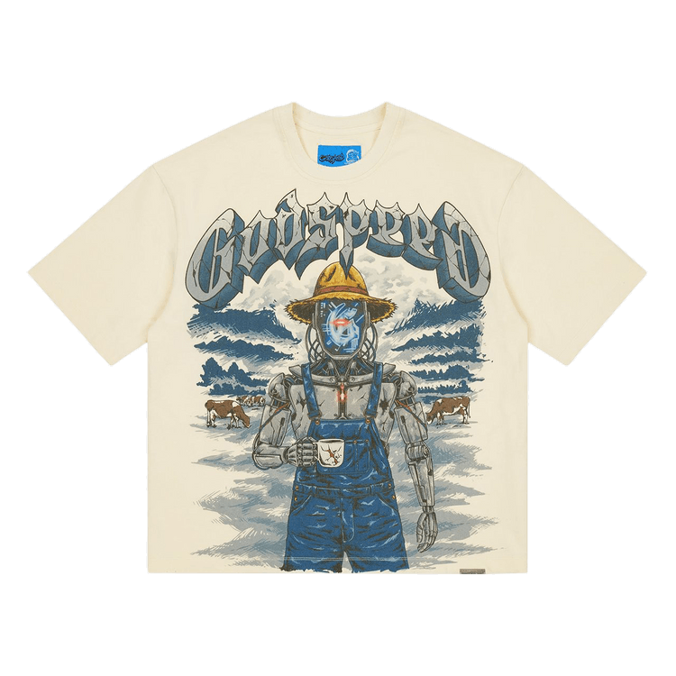 Godspeed Aura Farm II Tee "Bone"