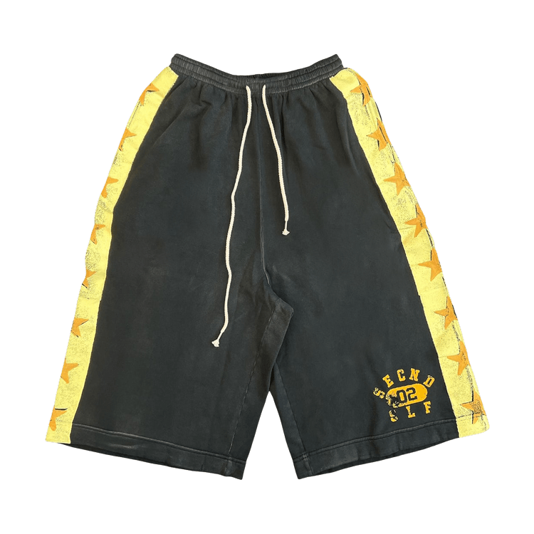 Secnd Slf Jumbo Practice Short "Black/Yellow"