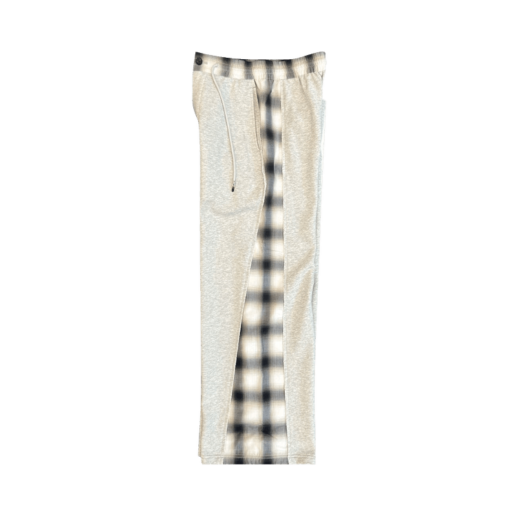 Feng Chen Wang Patched Panel Jersey Trousers "Grey"